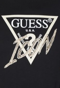 Guess Icon Tee - Print T-Shirt - Jet Black 11 Guess Icon Tee - Print T-Shirt - Jet Black -Guess Clothing Sale 1aafff811a654610ad1172b64699c48b