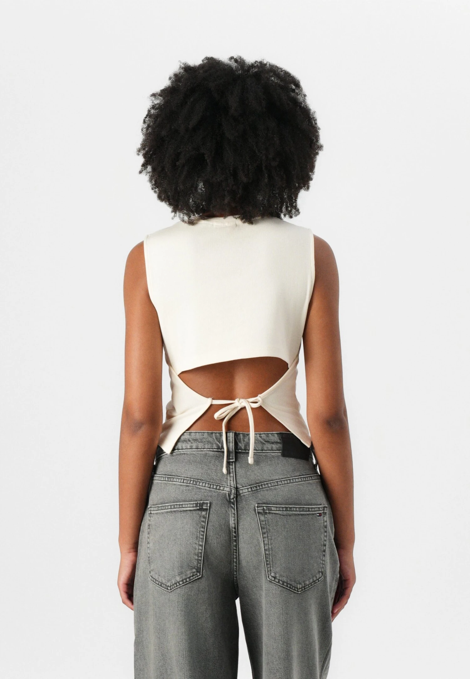 GO OPEN BACK SCRIPT TEE - Top - Sandy Shore 3 GO OPEN BACK SCRIPT TEE - Top - Sandy Shore - Image 3