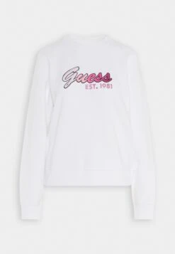 Guess 3D Patch - Sweatshirt - Pure White -Guess Clothing Sale 1abd456313eb4c85821fcb63f707e992