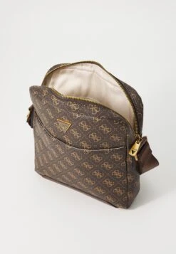 Guess TORINO TOP ZIP CROSSBODY FLAT - Cross Body Bag - Brown/ochre -Guess Clothing Sale 1c71ab6decac4d40b418637db33e0fe2