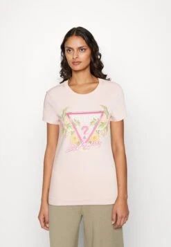 Guess Triangle Flowers - Print T-Shirt
