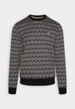 Guess Jacquard - Jumper - Black -Guess Clothing Sale 1cd5f1259e894eb696263635c82bb152