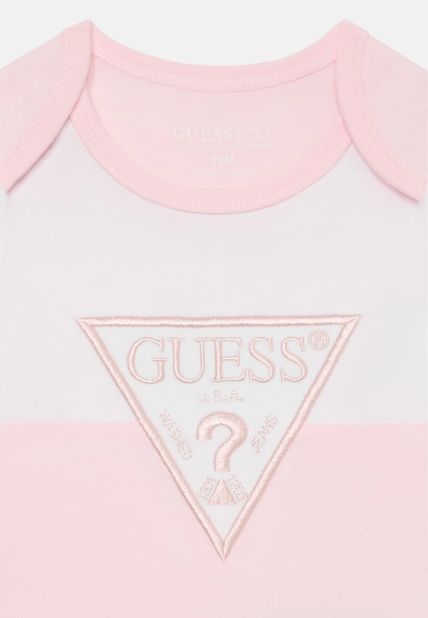Guess BABY PANTS SET UNISEX - Tracksuit Bottoms - Pink/white 3 Guess BABY PANTS SET UNISEX - Tracksuit Bottoms - Pink/white - Image 3