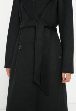 Guess LORENZA LONG - Classic Coat - Jet Black -Guess Clothing Sale 1d9828f2872744fabe2834cc2231083b