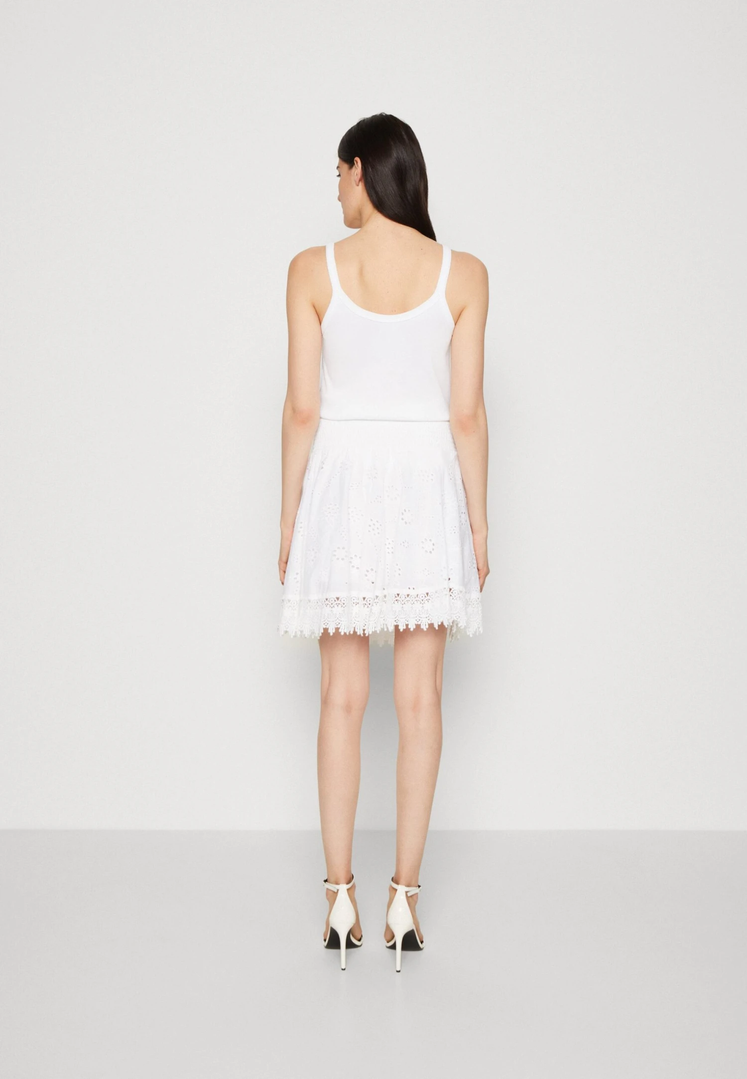 Guess Peggy Skirt - A-Line Skirt - Pure White 3 Guess Peggy Skirt - A-Line Skirt - Pure White - Image 3
