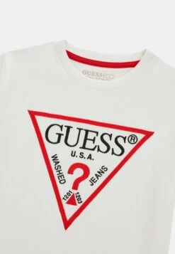 Guess LOGO TRIANGULAIRE FRONTAL - Print T-shirt - Blanc -Guess Clothing Sale 1eb7e1be853d490297a7727a665a6fa6