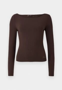 Guess BOAT BASIC - Long Sleeved Top - Regal Brown -Guess Clothing Sale 1eba1531b6cc46e9a41cd469824e4921 2