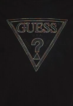 Guess Moisey Tee - Print T-Shirt - Jet Black -Guess Clothing Sale 1f7921da56e540cfbe8cf9ad7803715b
