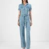 Guess PARKER JUMPSUIT - Jumpsuit - Blue Denim