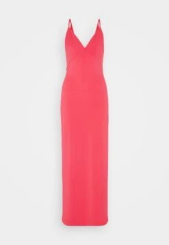 Guess Micro Straps Ramsha Long Dress - Jersey Dress - Karma Pink -Guess Clothing Sale 2129aca7d1074eb8965917f62926c9a9