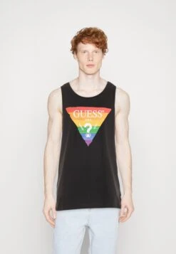 Guess Pride Logo - Top - Jet Black