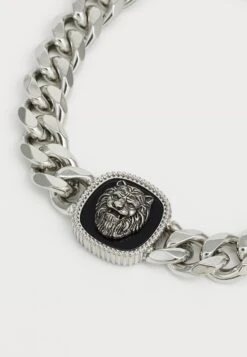 Guess LION KING - Bracelet - Silver-coloured/black -Guess Clothing Sale 23448a560d664e84a57ea0f934c50a92