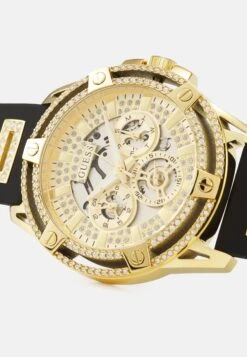 Guess KING - Watch - Gold-coloured Tone/ Champagne/black -Guess Clothing Sale 241e57b174ae468e8605af7a537d8a1b