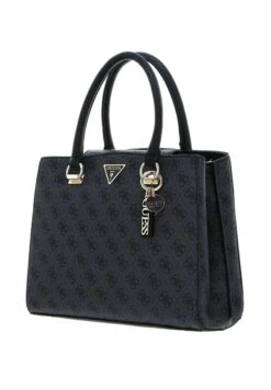 Guess Noelle Girlfriend Satchel - Handbag - Coal Logo -Guess Clothing Sale 245ce7b075454e1d907c05479882a226