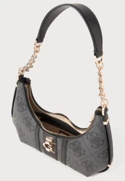 Guess ERENIA SHOULDER BAG - Handbag - Dark Grey -Guess Clothing Sale 24c9b12ac9cc44f0a72d3ac8d25af473