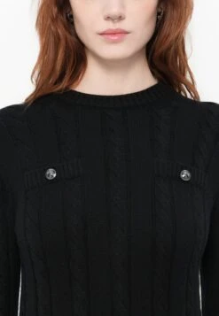 Guess ELSA - Jumper Dress - Jet Black -Guess Clothing Sale 24d9941245f14a51999e35dd8cf523e1