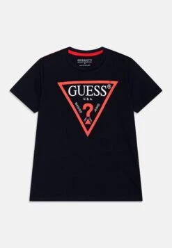 Guess JUNIOR CORE - Print T-shirt - Smart Blue