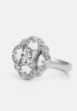 Guess WILD FLOWER - Ring - Silver-coloured -Guess Clothing Sale 2626c93146a04eb9970654fd4403c495