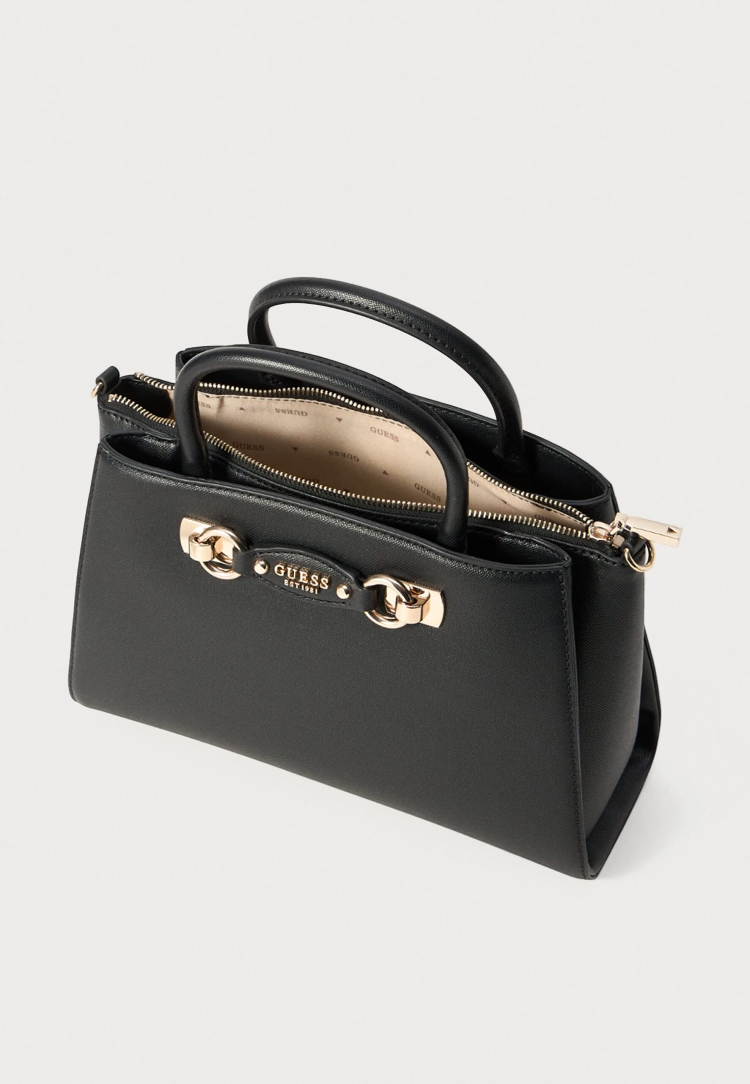 Guess MIMINA SATCHEL - Handbag - Black 3 Guess MIMINA SATCHEL - Handbag - Black - Image 3