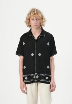Guess MOSLEY EMBROIDERED - Shirt - Jet Black