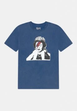 Guess Junior Banksy Queen Tee - Print T-Shirt - Blue Maya