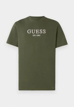 Guess LOGO TEE - Print T-shirt - Pure White -Guess Clothing Sale 279eb98ff25542fcb041f951651afd3a