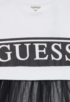 Guess JUNIOR DRESS HALLOWEEN - Day Dress - White/black -Guess Clothing Sale 27b4664660154dc1ad77ee55c939460b
