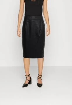 Stealth Skirt - Pencil Skirt - Jet Black