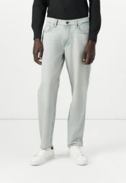 RELAXED TAPER - Jeans Tapered Fit - Light Blue Denim