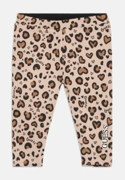 Guess BABY REVERSIBLE LEGGINGS - Leggings - Trousers - Baby Leopard Beige C