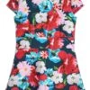Guess ToddlerStretch Scuba- Day Dress - Passion Flower Print