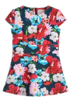 Guess ToddlerStretch Scuba- Day Dress - Passion Flower Print
