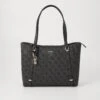 Guess ECO ERICA ELITE TOTE - Handbag - Coal
