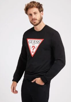 Guess Audley Cn- Sweatshirt - Jet Black A996