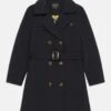 Guess JUNIOR CANVAS LS - Trenchcoat - Jet Black