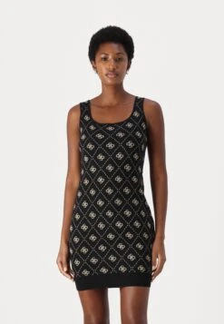 Guess SARAH 4G - Shift Dress - Black Travertine