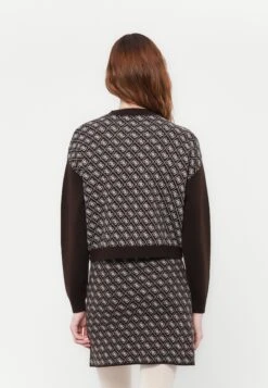 Guess AUBREY - Jumper - Brown/cream -Guess Clothing Sale 2b1cbd6b49894de3ae7eb265e244d1ed