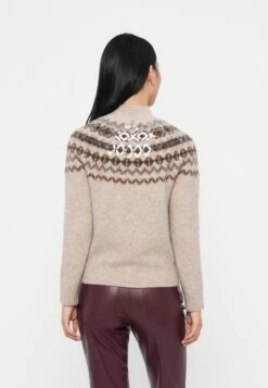 AKILAH MOCK NECK - Jumper - Velvet Taupe Heather -Guess Clothing Sale 2b846632731b41bfb3682abbd352e3bd