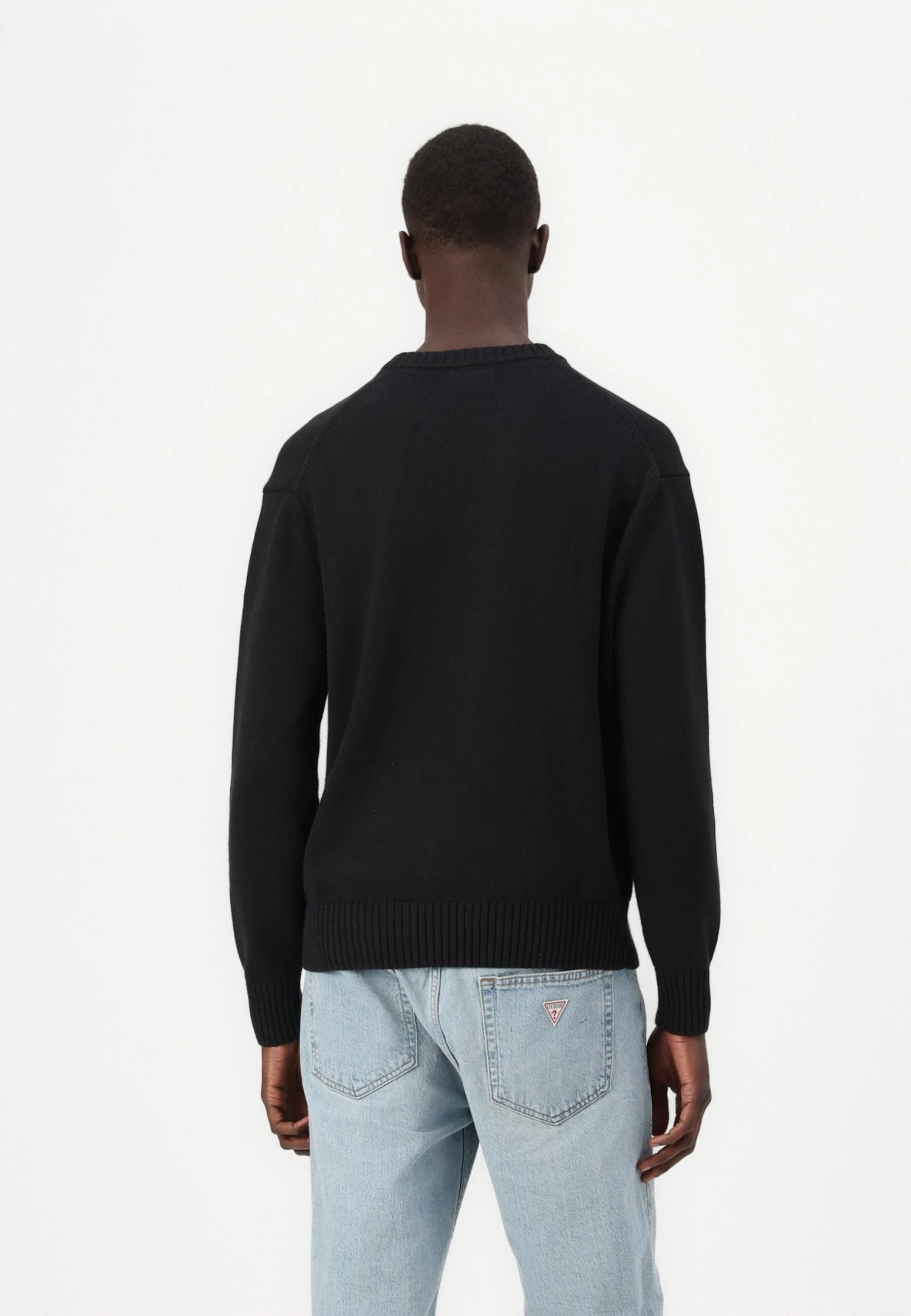 BIG TRIANGLE - Jumper - Jet Black 3 BIG TRIANGLE - Jumper - Jet Black - Image 3