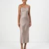 Guess TULLIA SLIP DRESS - Cocktail Dress / Party Dress - Silk Taupe