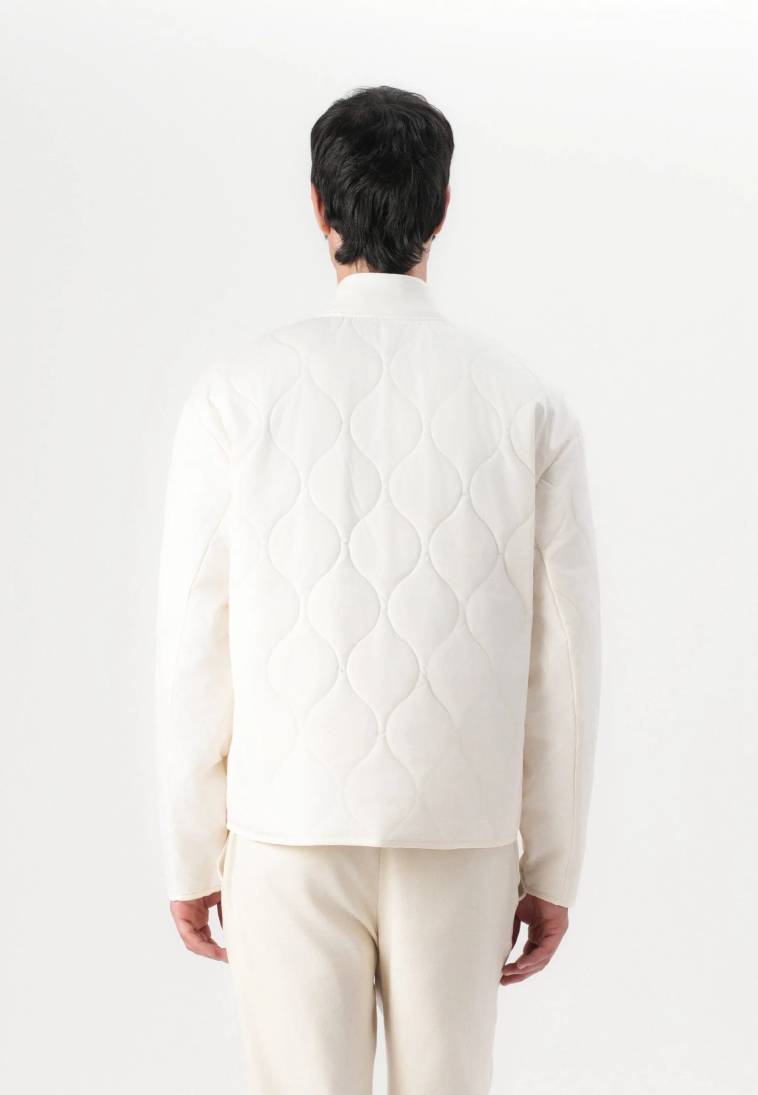 QUILTED PUFFER JACKET - Light Jacket - Pristine White 3 QUILTED PUFFER JACKET - Light Jacket - Pristine White - Image 3