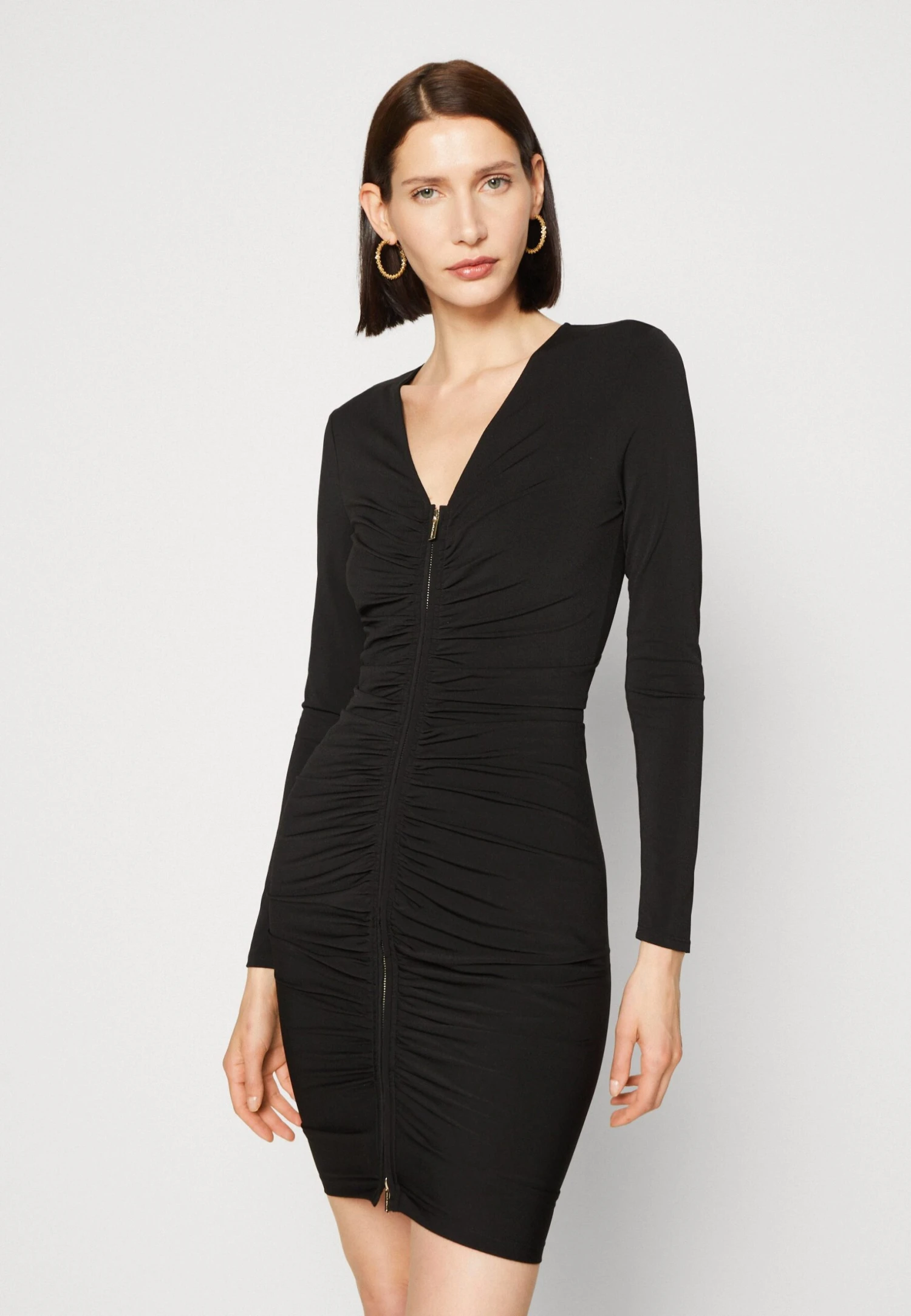 Lindsay Dress - Cocktail Dress / Party Dress - Jet Black 4 Lindsay Dress - Cocktail Dress / Party Dress - Jet Black - Image 4