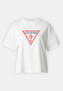 BOXY ICONIC - Print T-shirt - Schwarz -Guess Clothing Sale 2e51f68ae8154fb8a1384fdad3d53e99