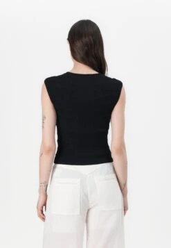 Guess EVANGELINE - Top - Jet Black -Guess Clothing Sale 2f2de62e01f644cb817978051d059874