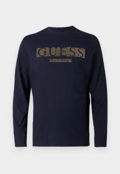 Guess LOGO FLOCK TEE - Long Sleeved Top - Pure White -Guess Clothing Sale 2f7d03a18f06487ba613bf244dd55d6b 2