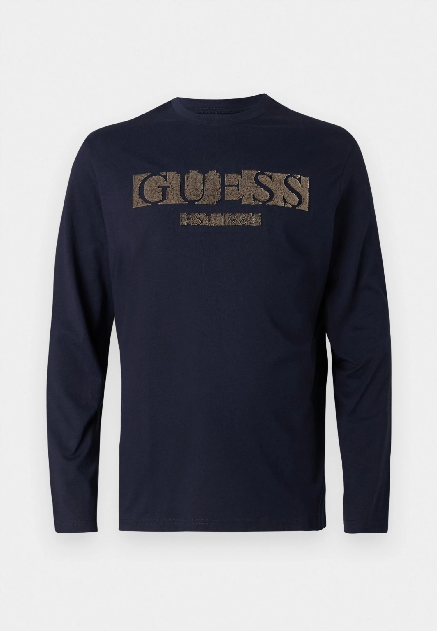 Guess LOGO FLOCK TEE - Long Sleeved Top - Smart Blue 5 Guess LOGO FLOCK TEE - Long Sleeved Top - Smart Blue - Image 5