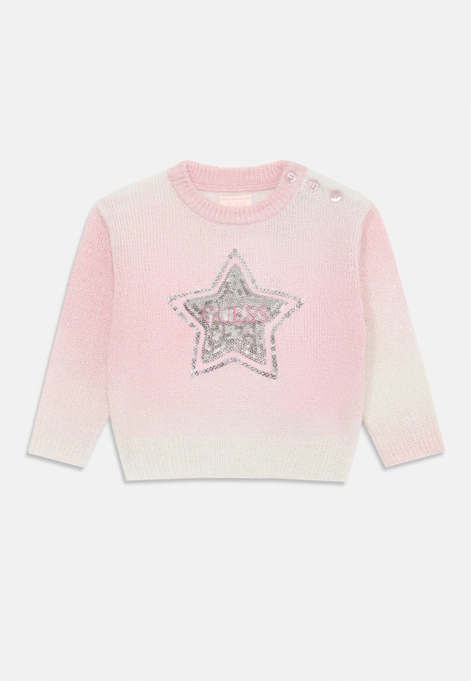 Guess BABY TODDLER KIDS SWEATER - Jumper - Feeling Pink 1 Guess BABY TODDLER KIDS SWEATER - Jumper - Feeling Pink