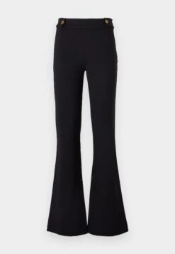Guess MAELICE BUTTONS FLARE PANT - Trousers - Jet Black -Guess Clothing Sale 30aba16db1134682ad047c948467e111 1