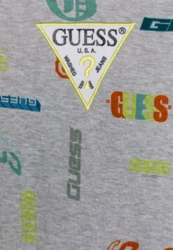 Guess Newborn Interlock Overall - Sleep Suit - Yellow/Black Logo -Guess Clothing Sale 31399e7129584a3eaad69b942f168818
