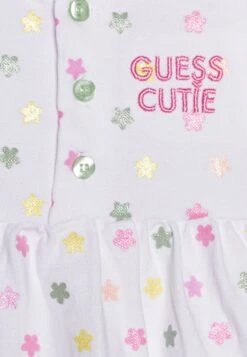 Guess Newborn Shortie - Jumpsuit - White/Pink -Guess Clothing Sale 32477e71b994483c987793770b876c67